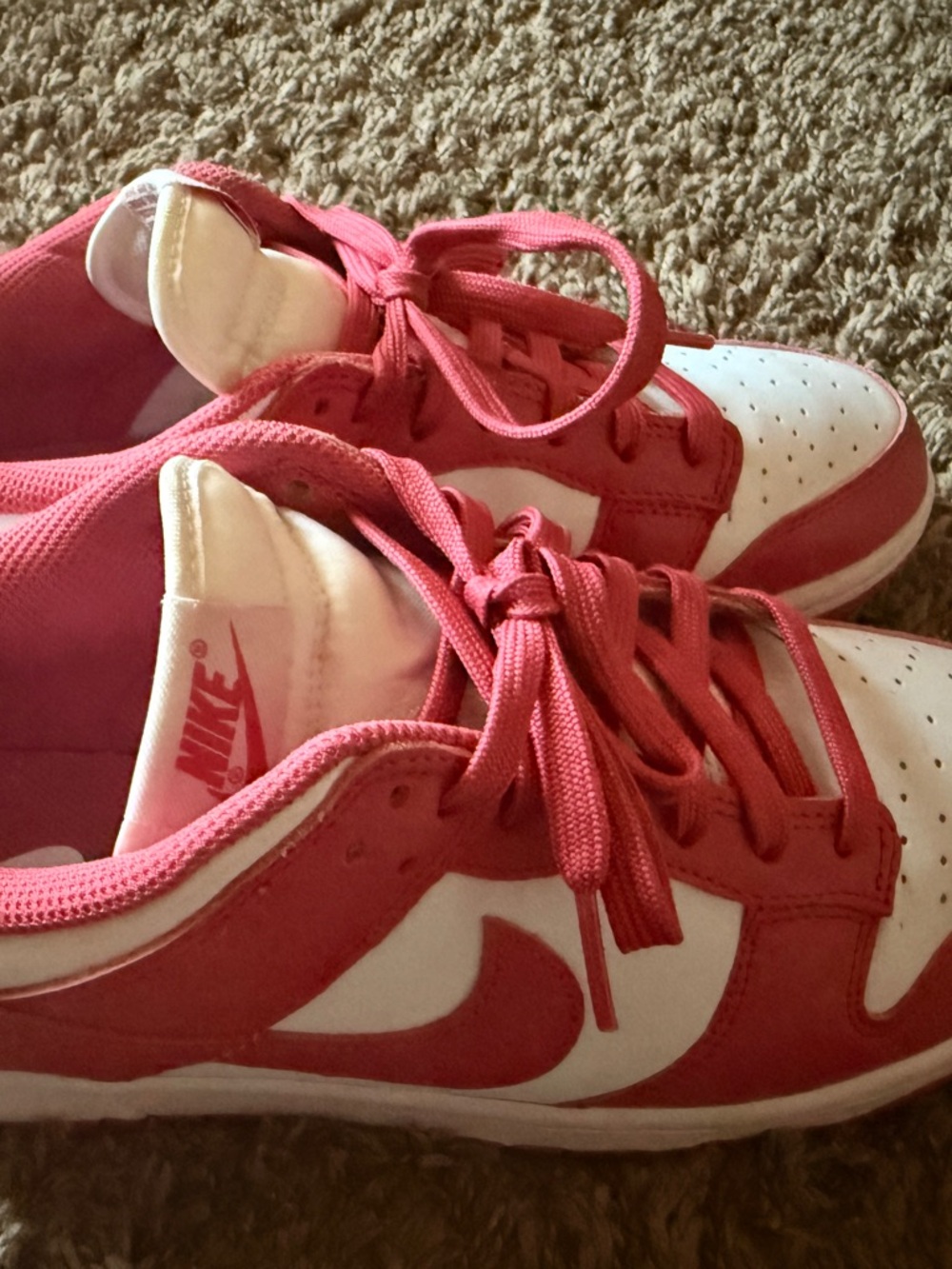 Jordan Women’s Sneakers in White and Pink
